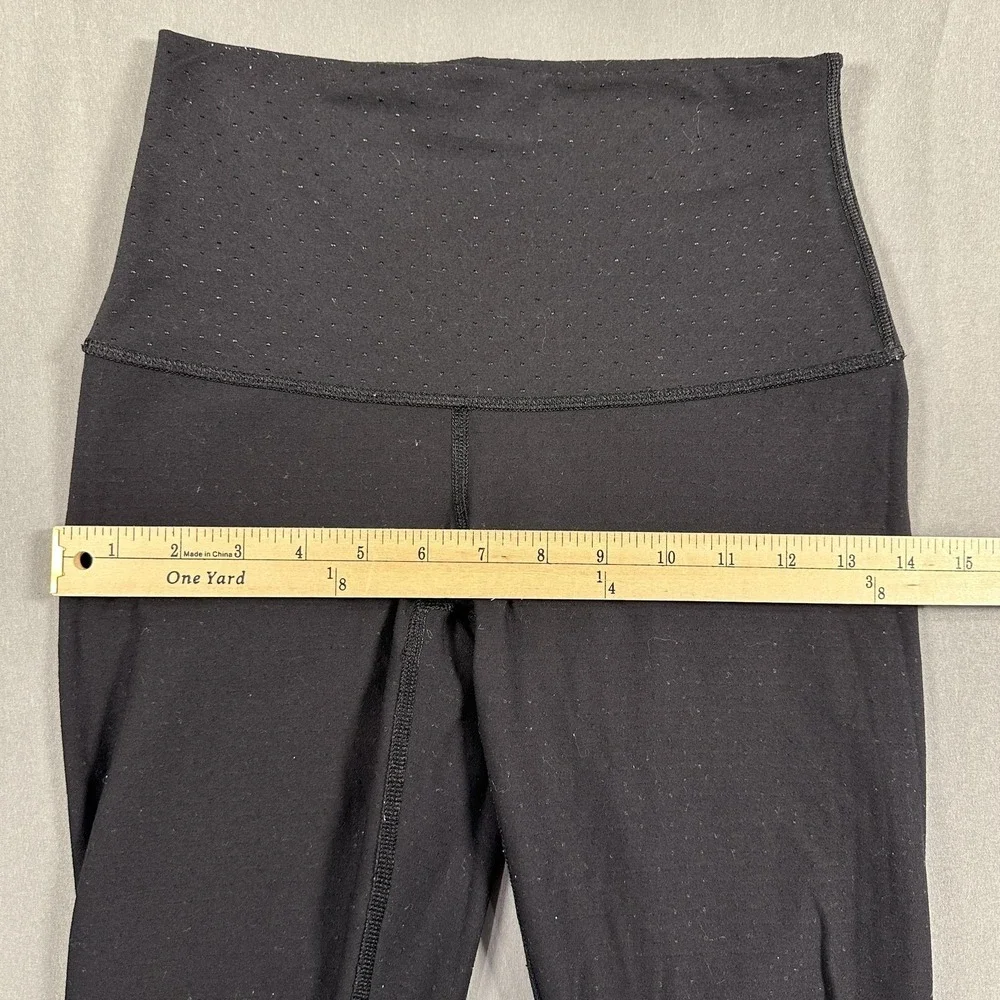 Lululemon Leggings Womens Apx: Med Black High Rise Ankle Yoga Athletic Stretch